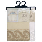 Embroidered Window Curtain Set