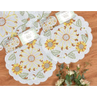 Embroidered Doily- Sunflower