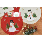 Embroidered Holiday Doily