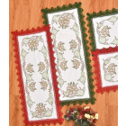 Embroidered Holiday Table Runner