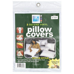 2 Pack Vinyl Pillow Covers