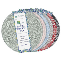 3 Pack Round Fabric Trivets