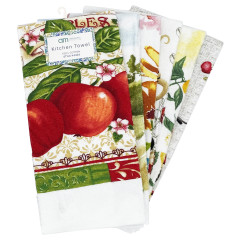 Printed Velour Kitchen Towel