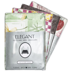 Printed Flannel-Back Tablecloths