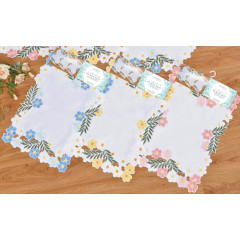 Embroidered Floral Placemat