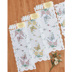 Embroidered Table Runner- Butterfly