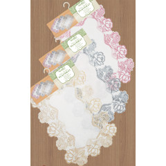 Embroidered Rose Placemat