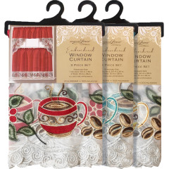 Coffee Window Curtain Set