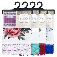 3pc Printed Window Curtain Set