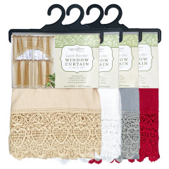 Embroidered Window Curtain Set