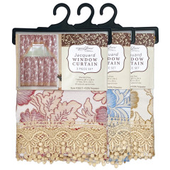 Jacquard Window Curtain Set