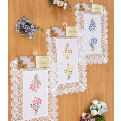 Place Mat with Lace Border