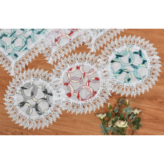 Embroidered Doily with Circles