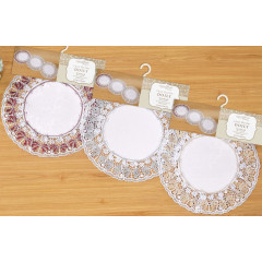 Doily with Lace Border