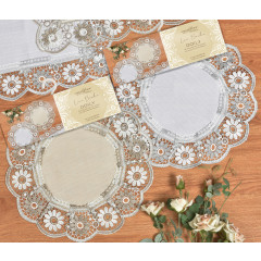 Doily with Lace Border