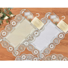 Place Mat with Lace Border 